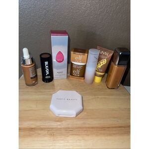 Fenty beauty 
About Face NYX Maybelline foundation bundle